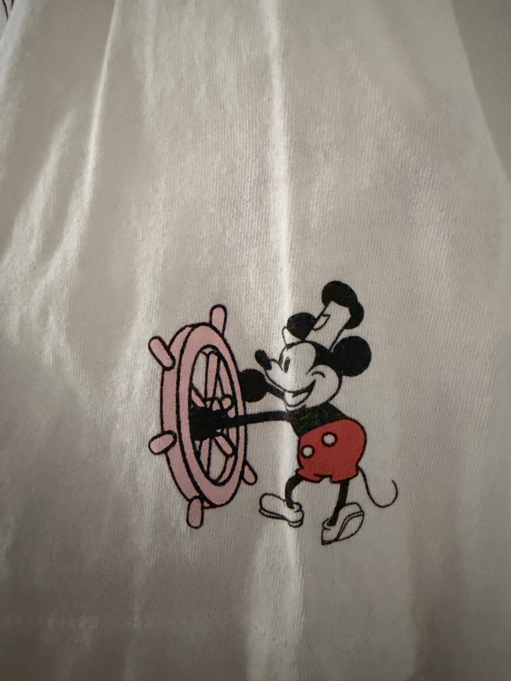 Disney Steamboat Willie Mickey Mouse Graphic Tee - Picture 3 of 4